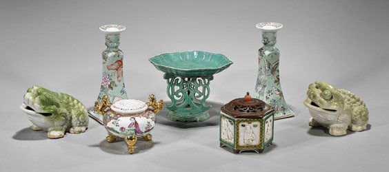 Seven Various Chinese Ceramics (1 of 1)