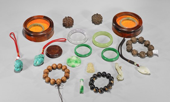Eighteen Chinese Jewelry Items (1 of 1)