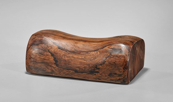 Chinese Carved Wood Pillow (1 of 1)