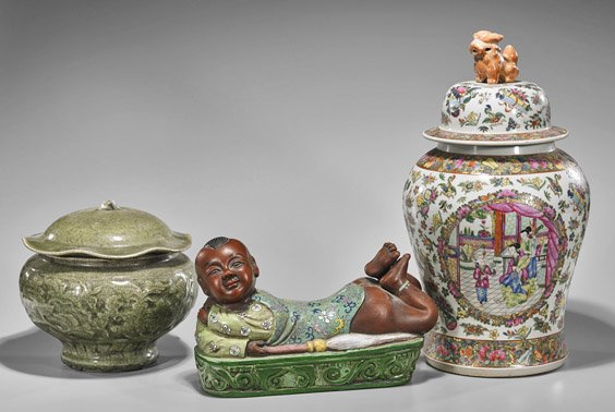 Three Large Chinese Porcelains (1 of 2)