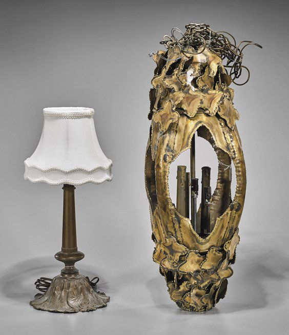 Two Vintage Metal Lamps (1 of 1)