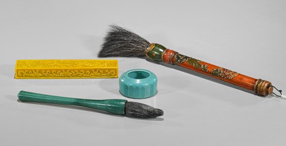 Group of Four Chinese Painting Tools (1 of 1)