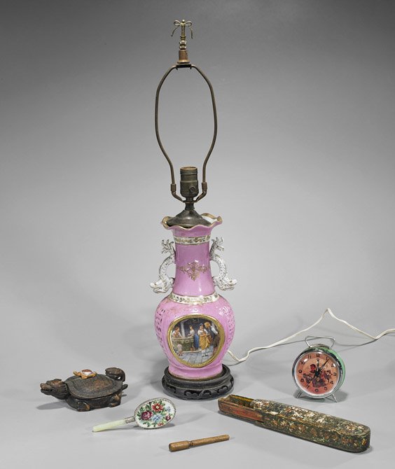 Six Various Items: Vase, Clock, Etc. (1 of 1)