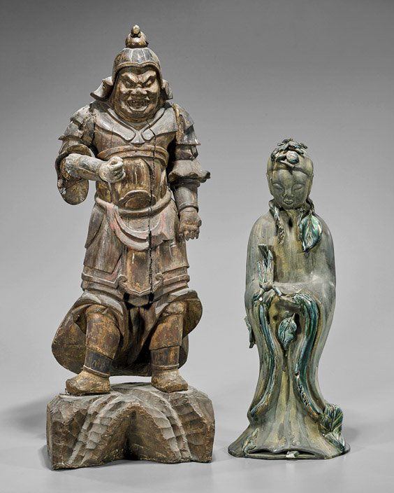 Two Standing Figures: Lady & Warrior (1 of 2)