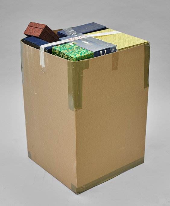 Thirty-Three Cloth Fitted Boxes (1 of 1)