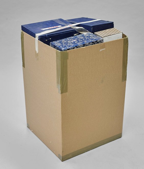 Eighteen Cloth Fitted Boxes (1 of 1)