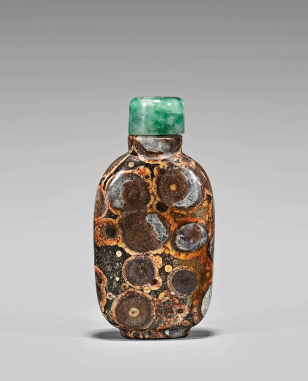 PUDDINGSTONE SNUFF BOTTLE (1 of 2)