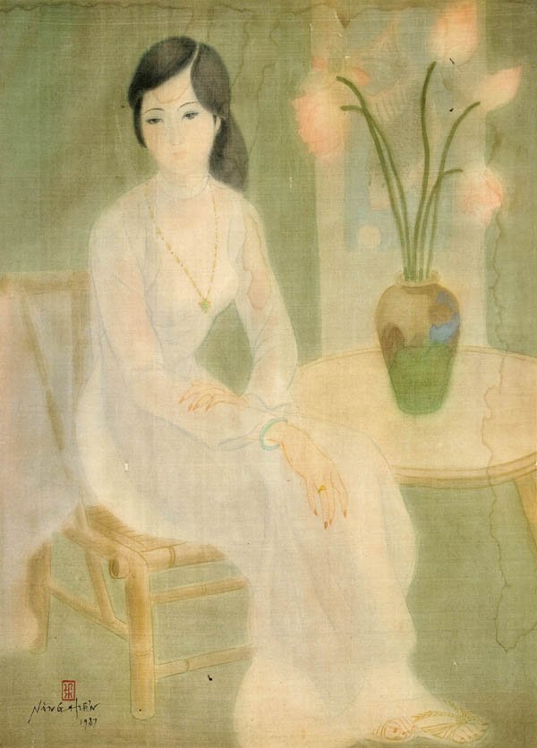 VIETNAMESE SILK PAINTING BY LE NANG HIEN (1 of 2)