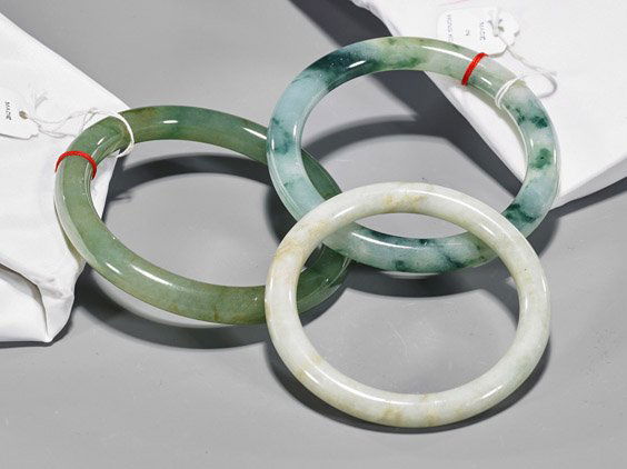 Three Chinese Jade Bangles (1 of 1)