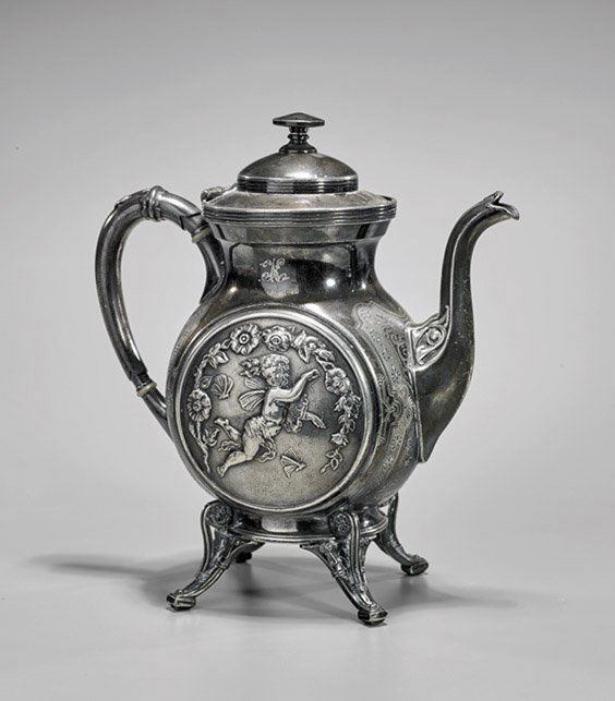 Antique Reed & Barton Silverplated Teapot (1 of 3)