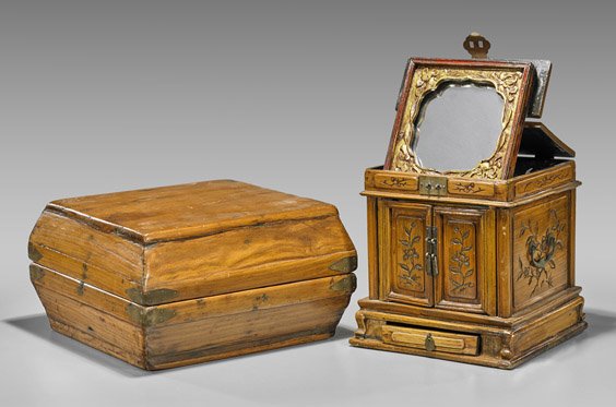 Two Carved Wood Boxes (1 of 2)