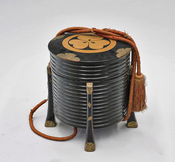 Massive Antique Japanese Lacquer Footed Vessel (1 of 1)