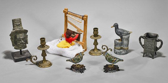 Eight Various Decorative Items (1 of 1)