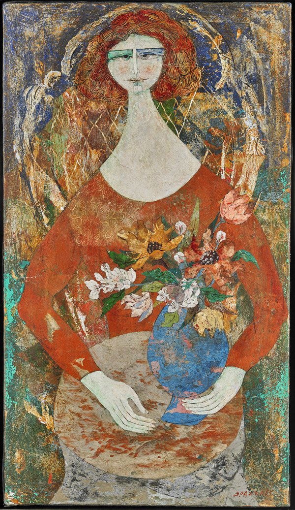 Oil on Board Painting by Luciano Spazzali (1 of 2)