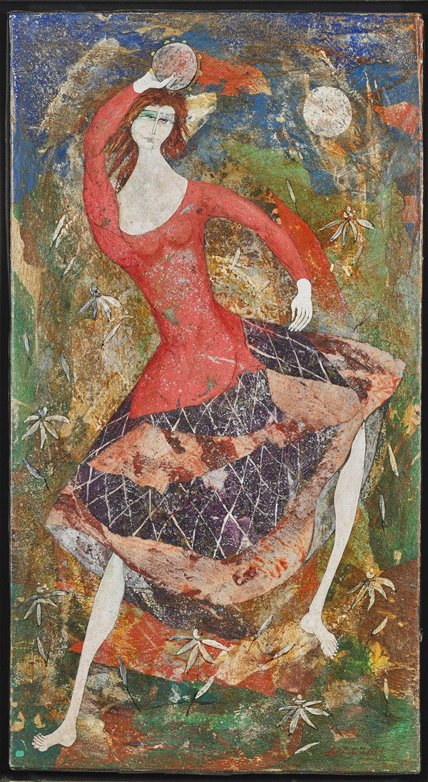 Oil on Board Painting by Luciano Spazzali (1 of 2)