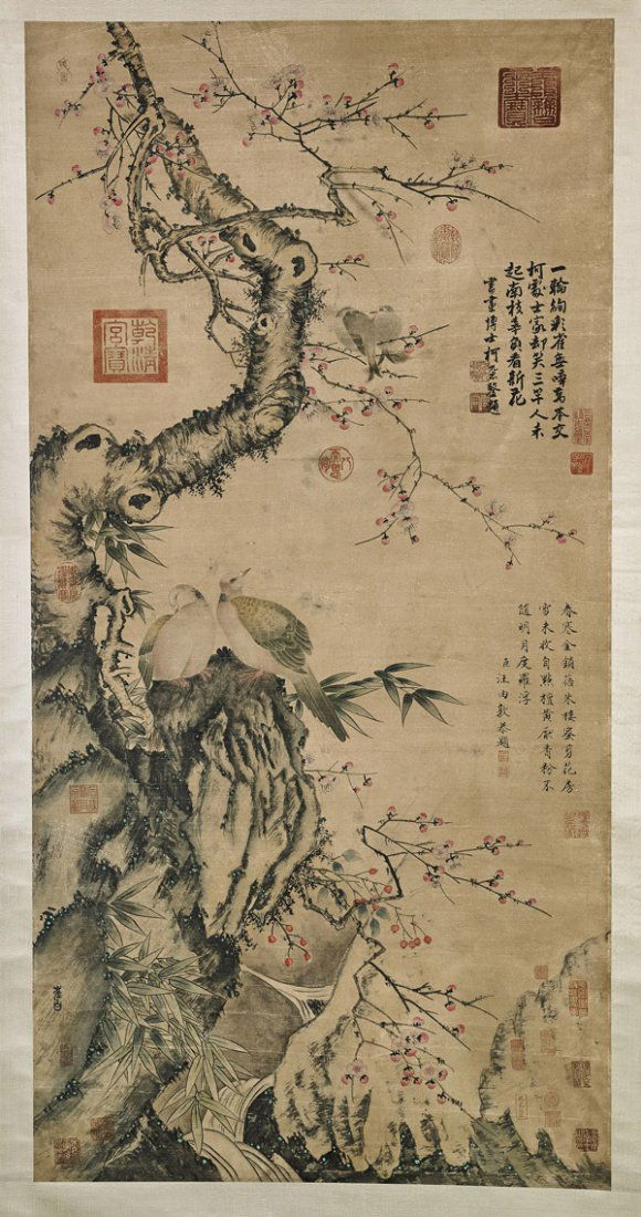 Three Chinese Paper Scrolls (1 of 9)