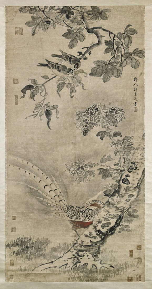 Three Chinese Paper Scrolls (1 of 10)