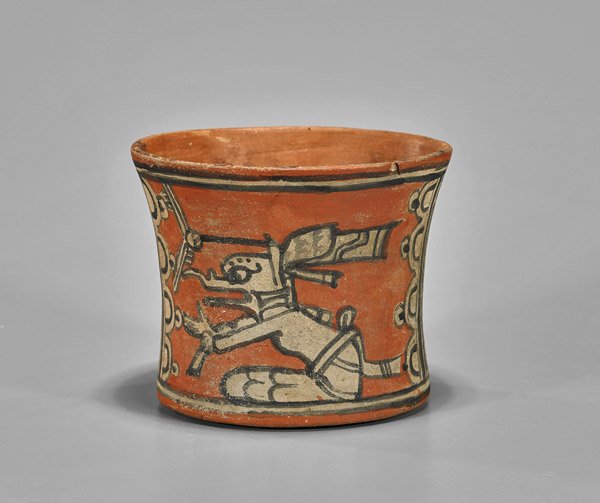 Pre-Columbian Painted Pottery Vessel (1 of 2)