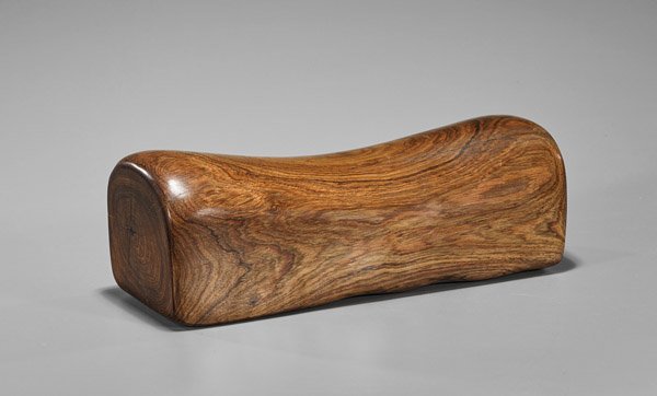 Chinese Carved Wood Pillow (1 of 1)