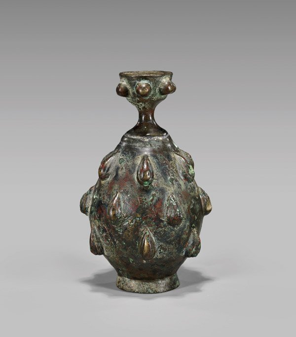 ISLAMIC SELJUK BRONZE FLASK (1 of 2)