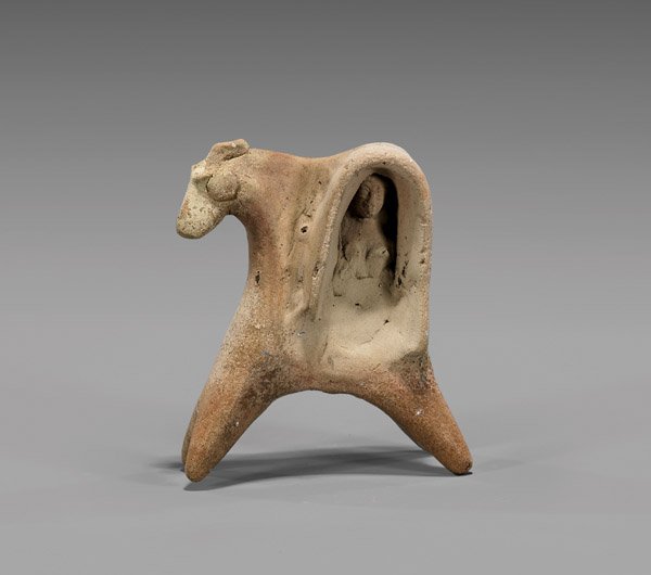 HITTITE TERRACOTTA HORSE & SHRINE (1 of 2)