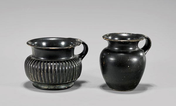 TWO SMALL GREEK BLACKWARE VESSELS (1 of 2)