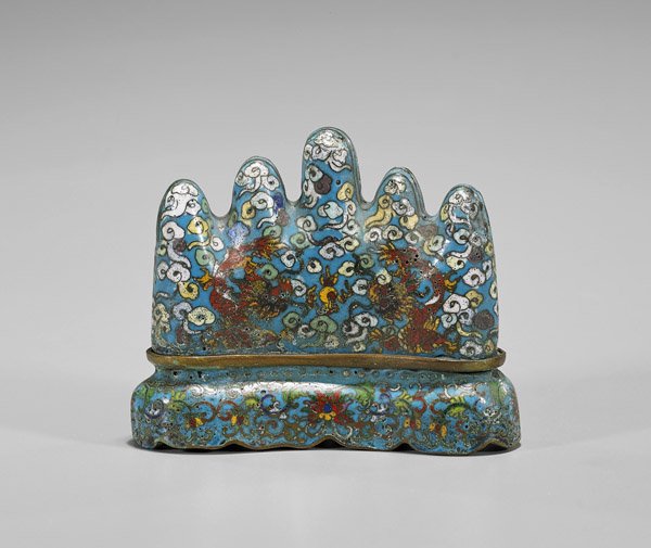 Qianlong-Style Cloisonne Brushrest (1 of 3)