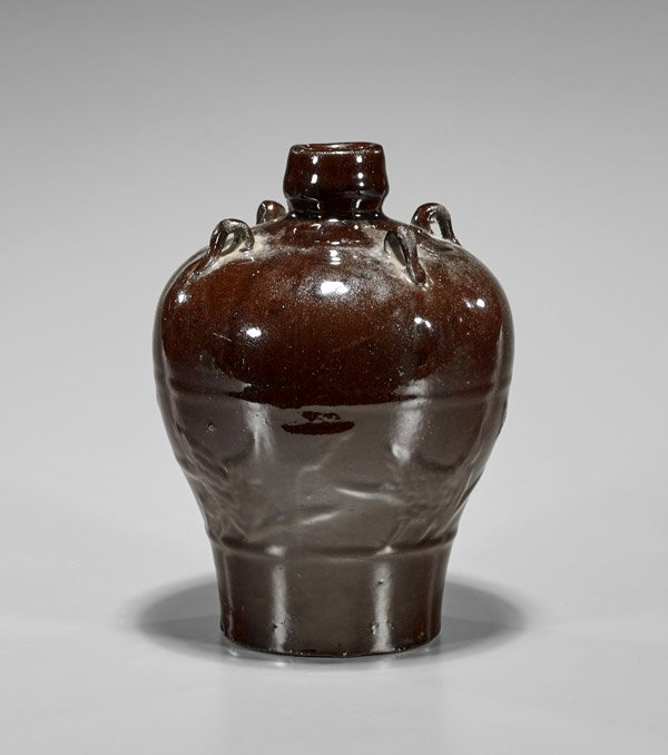 Jin Dynasty Henan Brown Glazed Vase (1 of 2)