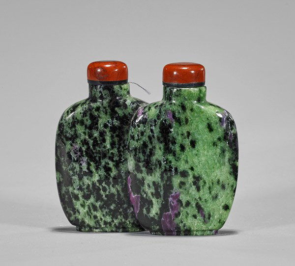 Ruby Zoisite Double Snuff Bottle (1 of 2)