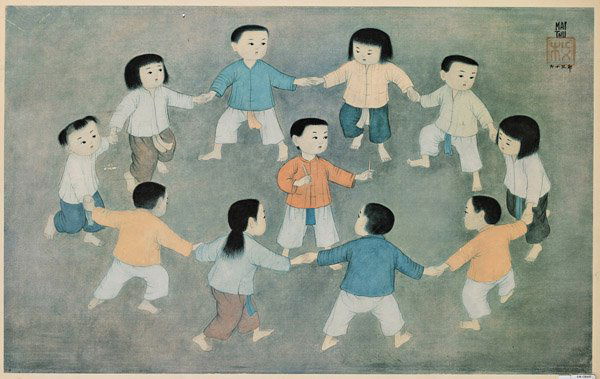 Three Vietnamese Prints: Mai Thu (1 of 6)