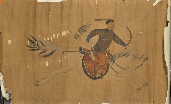 Three Chinese Unmounted Paper Scrolls: (1 of 5)