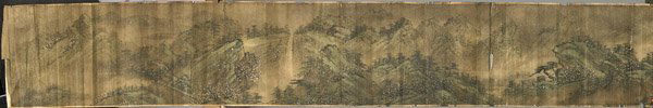 Chinese Paper Unmounted Handscroll: after Yi Mong (1 of 1)