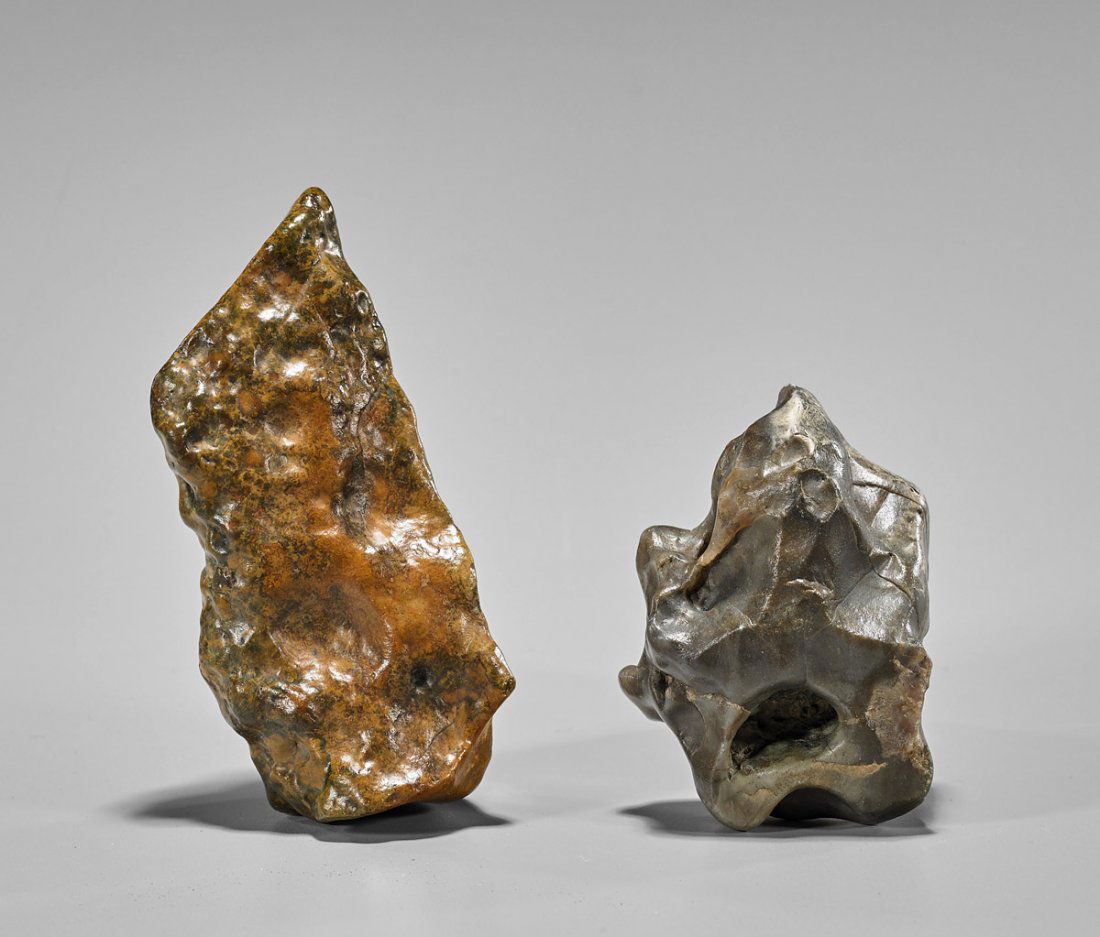 Two Chinese Natural Stone Scholar's Rocks (1 of 1)