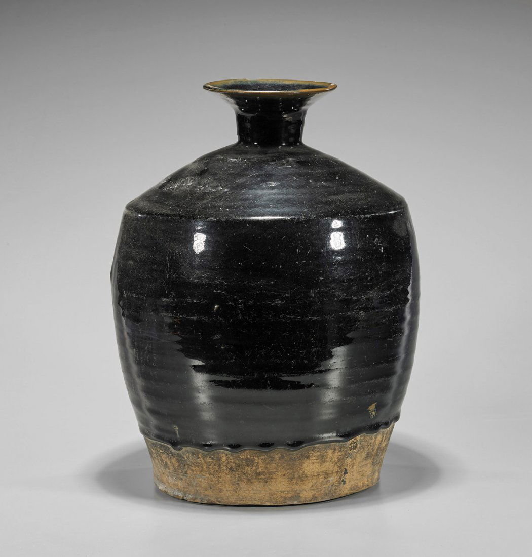 Large Jin Dynasty Henan Glazed Jar (1 of 2)