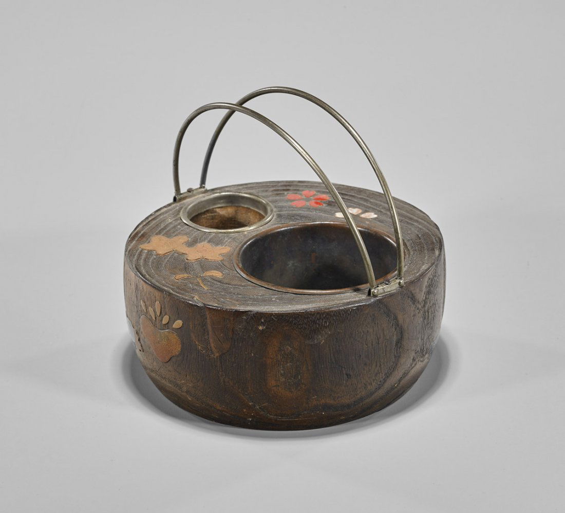 Old & Small Japanese Wood Hibachi (1 of 1)