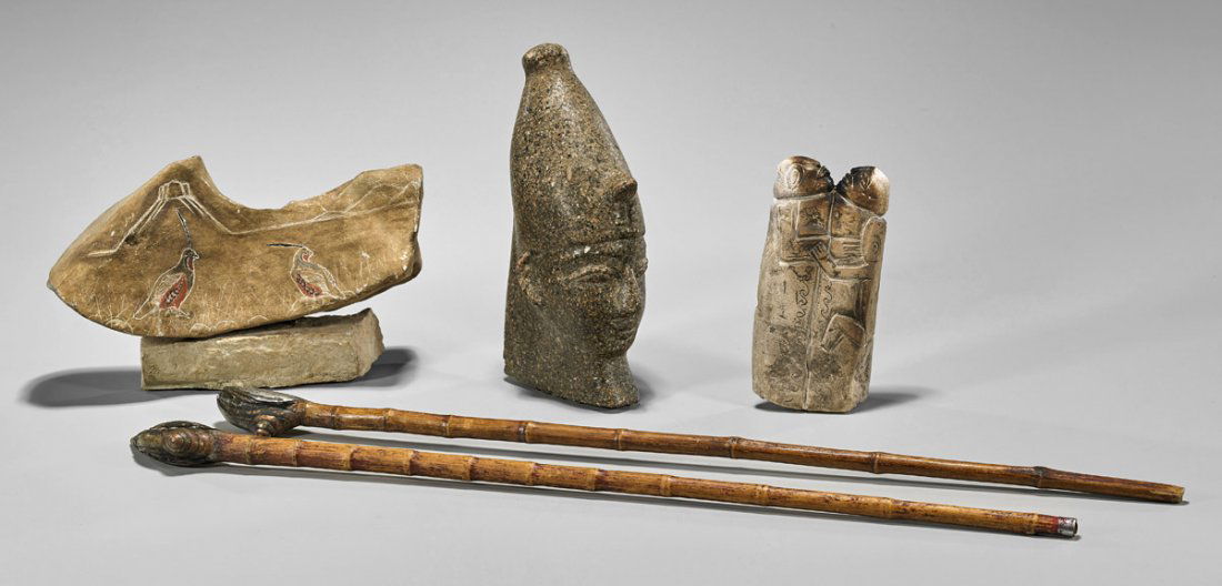 Five Various Carved Items (1 of 1)