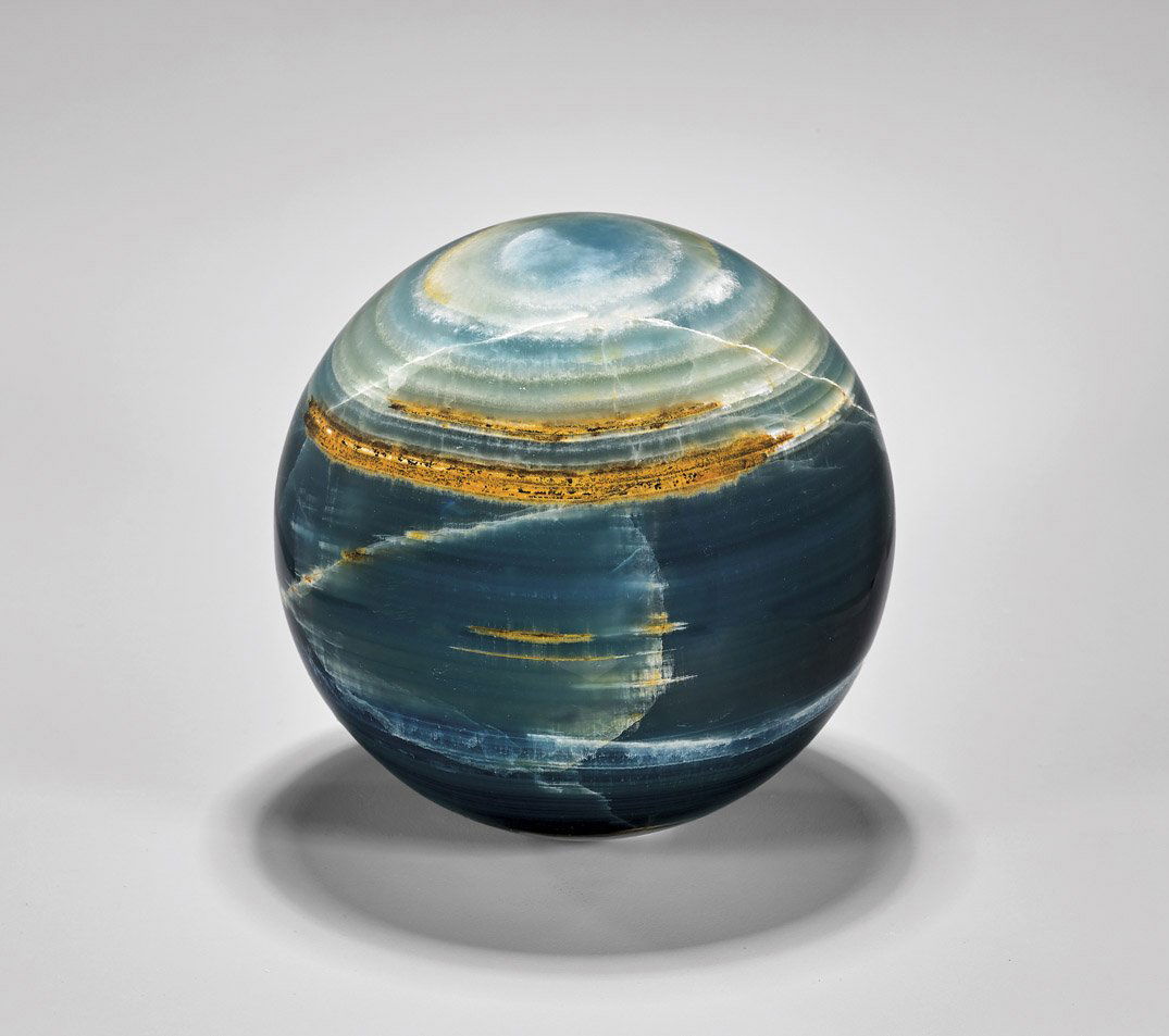 FINE ARGENTINE BLUE ONYX SPHERE (1 of 1)