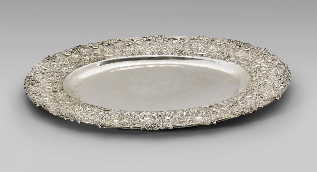 AMERICAN S. KIRK & SON STERLING SILVER PLATTER (1 of 3)