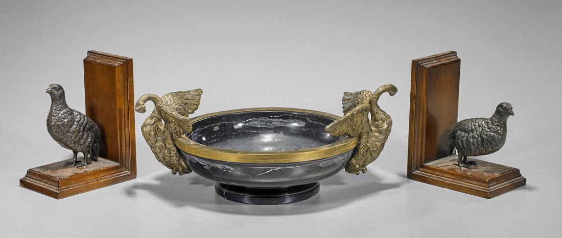 Three Bronze Bird Motif Items (1 of 1)