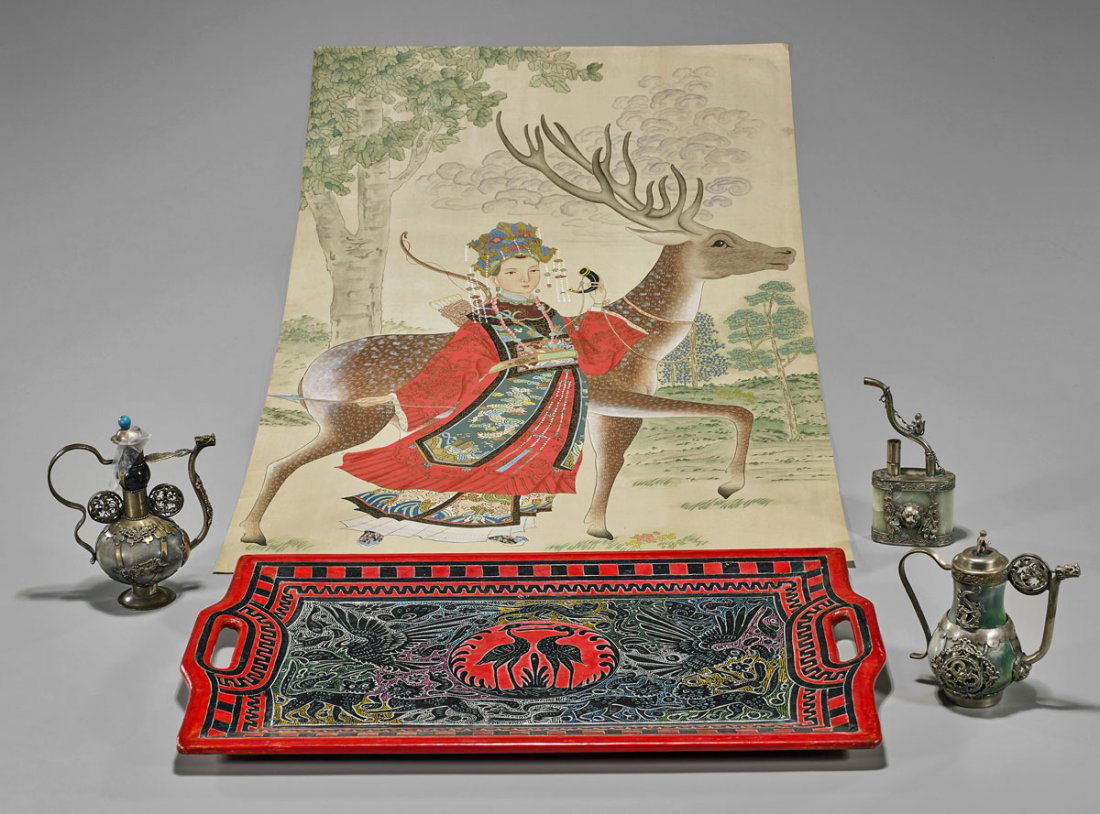 Five Various Asian & Asian-Motif Items (1 of 1)