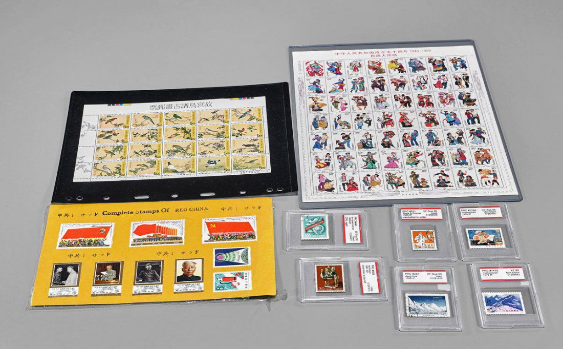 Large Group of Chinese Stamps (1 of 1)