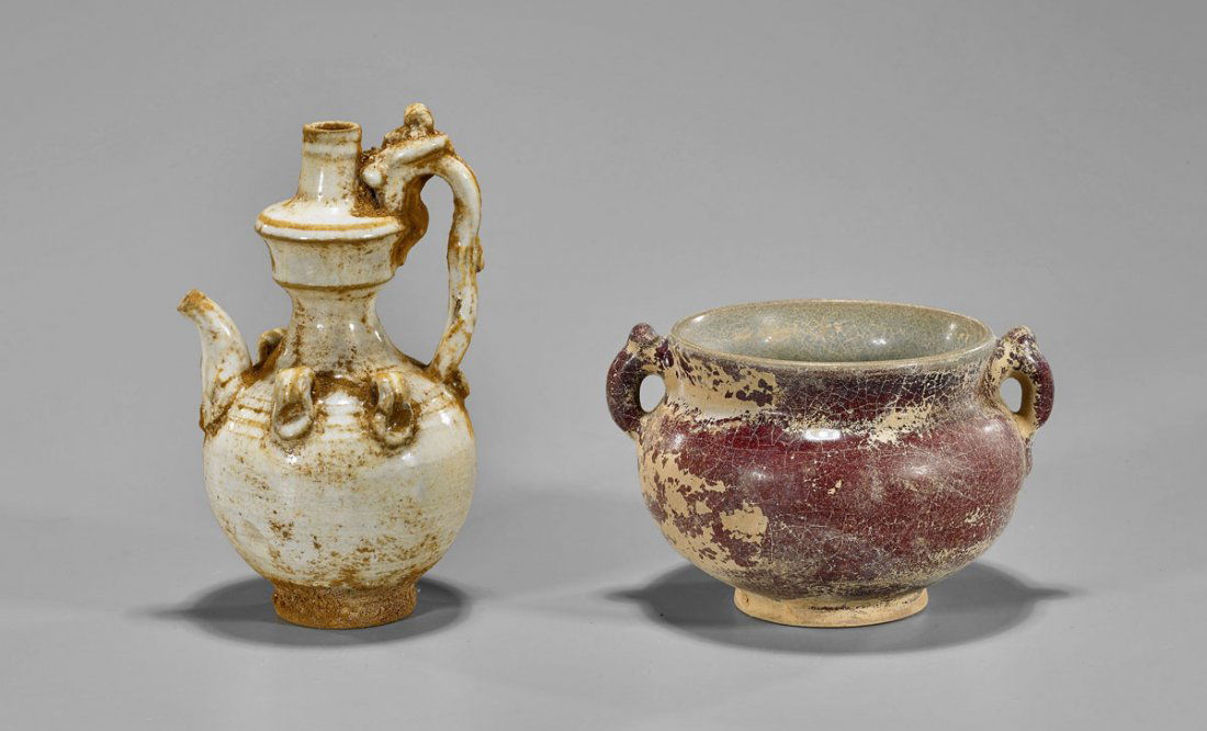 Two Chinese Early-Style Ceramics (1 of 1)