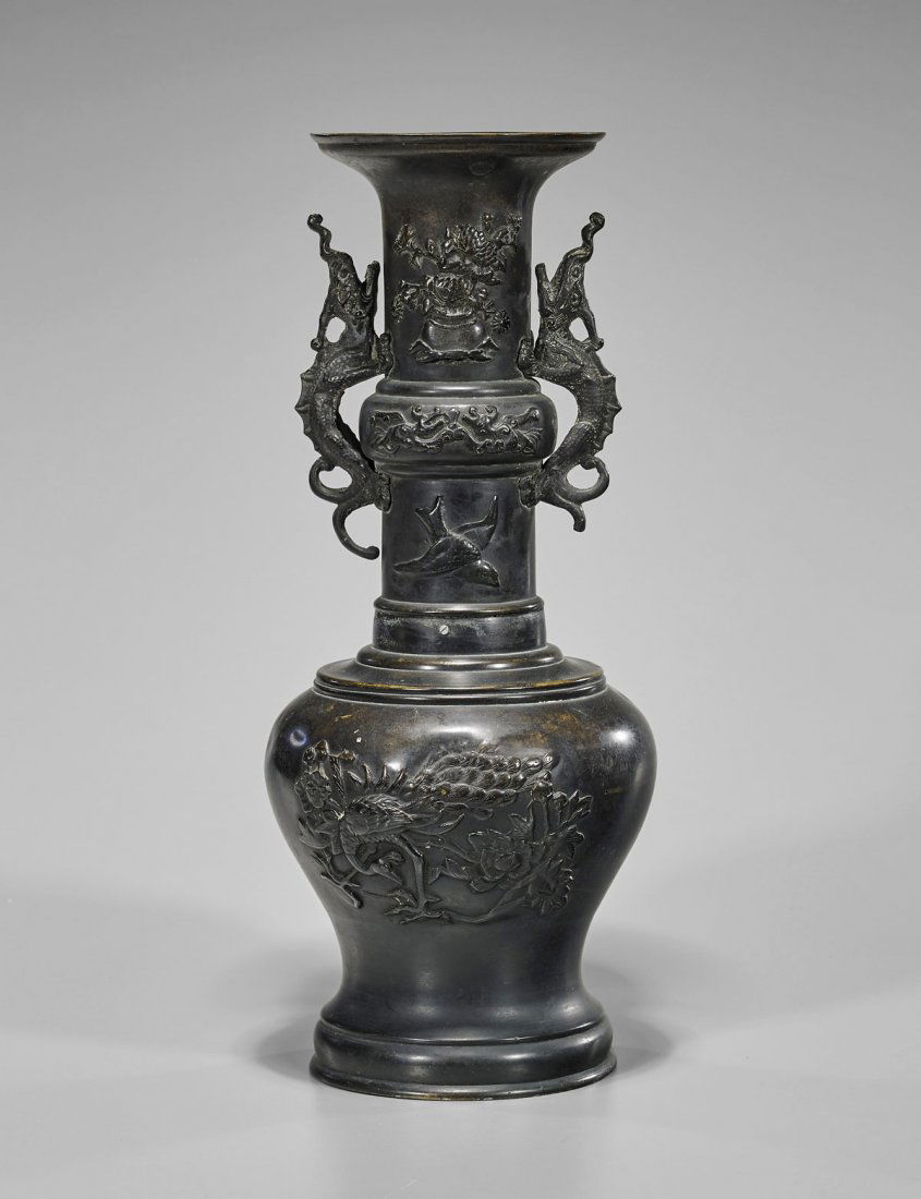 Antique Chinese Bronze Vase (1 of 3)