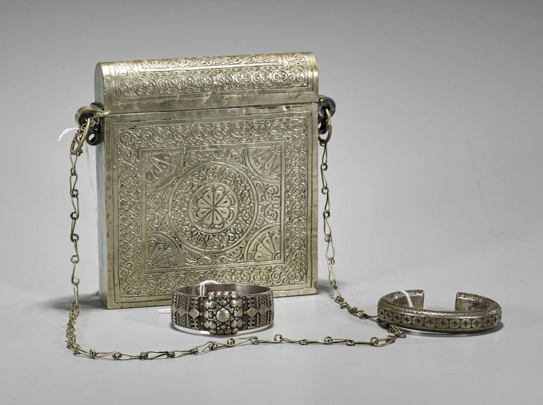 Three Metalwork Items: Chinese & Middle Eastern (1 of 1)