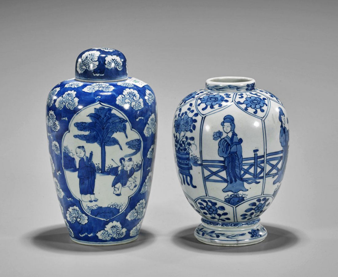 Two Kangxi-Style Porcelain Vases (1 of 2)