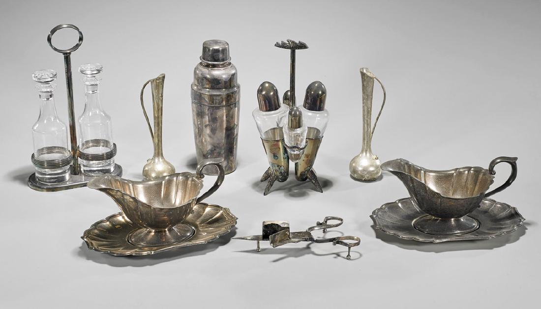 Group of Various Silverplate & Metal Items (1 of 1)
