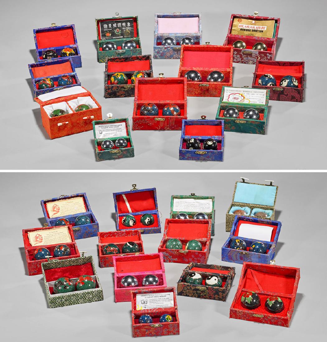 Large Collection of Chinese Baoding Balls (1 of 1)