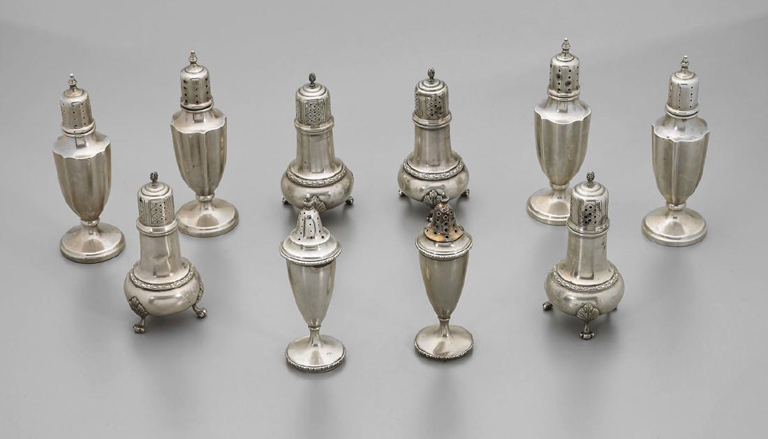 Ten Various Sterling Silver Shakers (1 of 1)