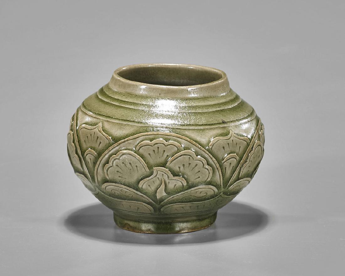 Song-Style Celadon Glazed Jarlet (1 of 2)