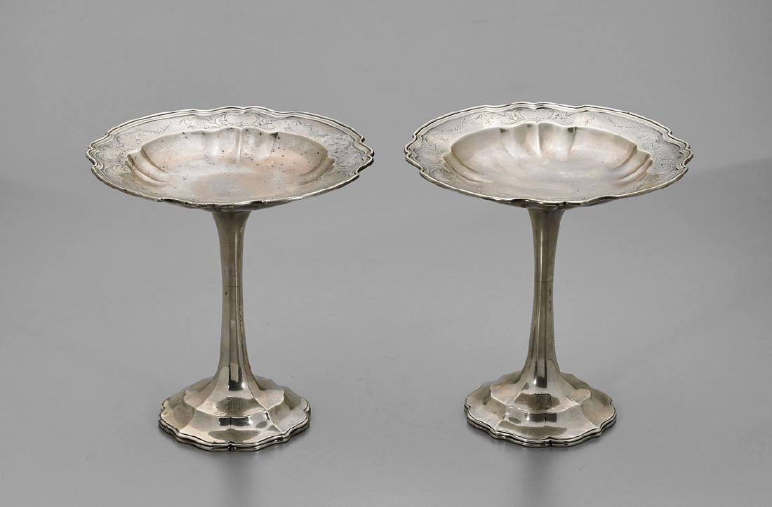 Pair Sterling Silver Tazzas (1 of 2)